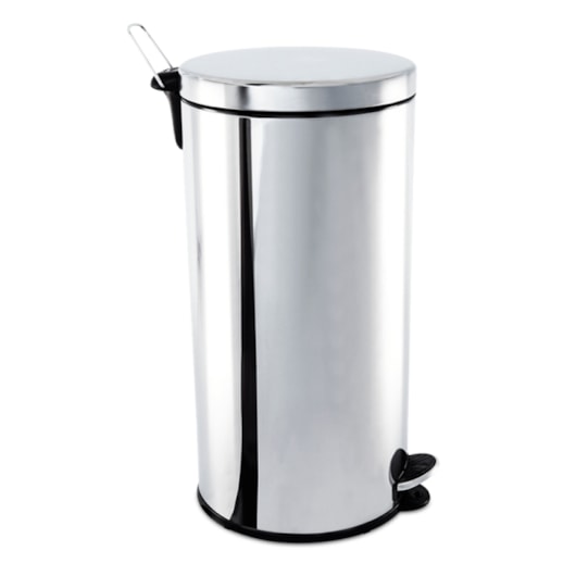 Lixeira Com Pedal e Balde Inox Brinox 30 Litros  - Imagem principal - 7377316c-bbd6-4263-99e1-c274780b77d7