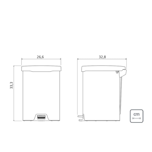 Lixeira com Pedal New em aço inox com Acabamento Polido 12 L Tramontina - Imagem principal - 2148636a-758a-4dd9-a22e-1414f31eb875