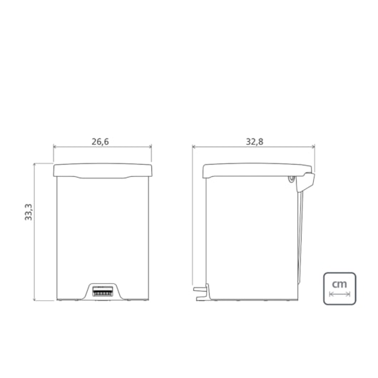 Lixeira com Pedal New em aço inox com Acabamento Polido 12 L Tramontina - Imagem principal - 28fe2ca2-cacf-447e-9d18-8ecd3f8d5dba