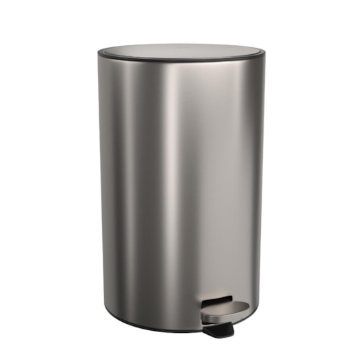 Lixeira Com Pedal Redonda Inox Deca 20l - Imagem principal - a4a39cd2-2993-44da-bd93-01fa1137f54d