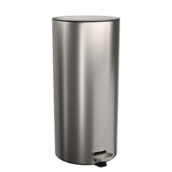 Lixeira Com Pedal Redonda Inox Deca 30l