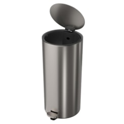 Lixeira Com Pedal Redonda Inox Deca 30l