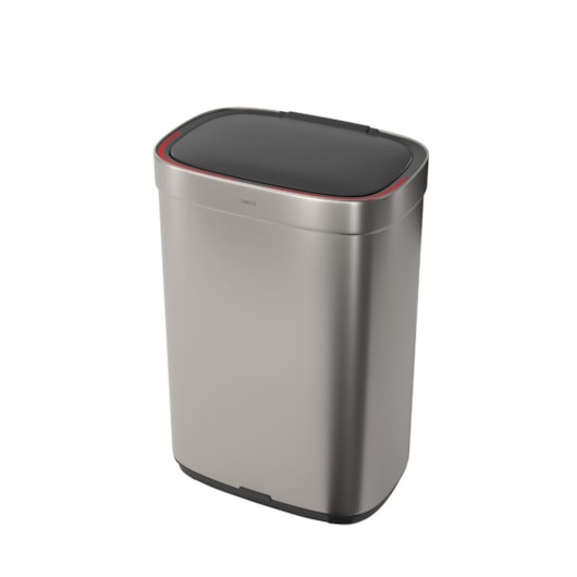 Lixeira Com Sensor Inox Deca 50l - Imagem principal - 015b11e1-3a4b-43cf-b85d-69b8883f7eb1