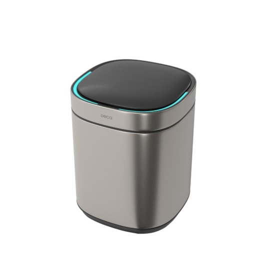 Lixeira Com Sensor Inox Deca 8l - Imagem principal - 60644859-3a24-4098-b0e2-5da8b9ddc65b