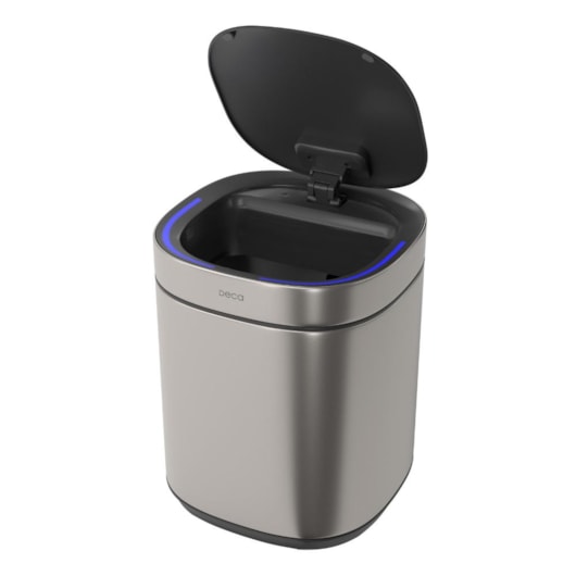 Lixeira Com Sensor Inox Deca 8l - Imagem principal - 4605c406-f437-4d3b-8c34-d96a3598e190