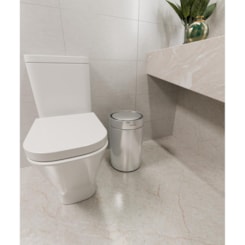 Lixeira Com Sensor Sense Round Inox Acetinada Tramontina 11L