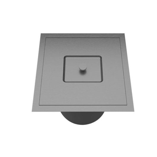 Lixeira  De Embutir Com Tampa Inox Debacco 5L - Imagem principal - 08ba39a6-3849-46c6-9649-4d81337d1d84