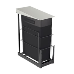Lixeira Deslizante Para Móvel Slide Tramontina 45L