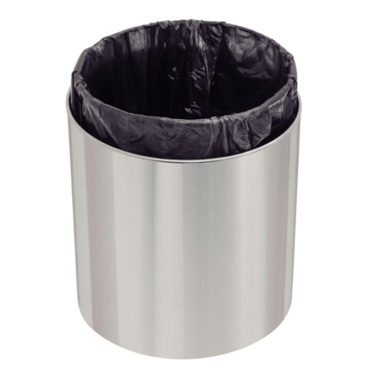 Lixeira Em Inox Útil 5l Com Tampa Inox Acetinado Tramontina - Imagem principal - edcea8f9-f624-4748-bb97-330e9fa2cde7