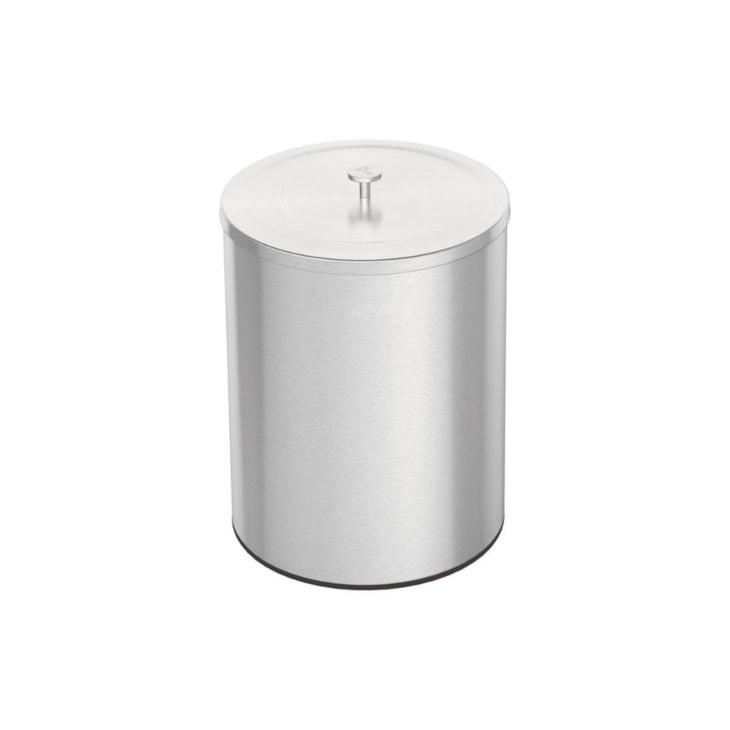 Lixeira Em Inox Útil 5l Com Tampa Inox Acetinado Tramontina