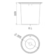 Lixeira Embutir Redonda Q255 6 Litros Docol - f5529b58-c842-4e5e-a11d-85a46abe42ce