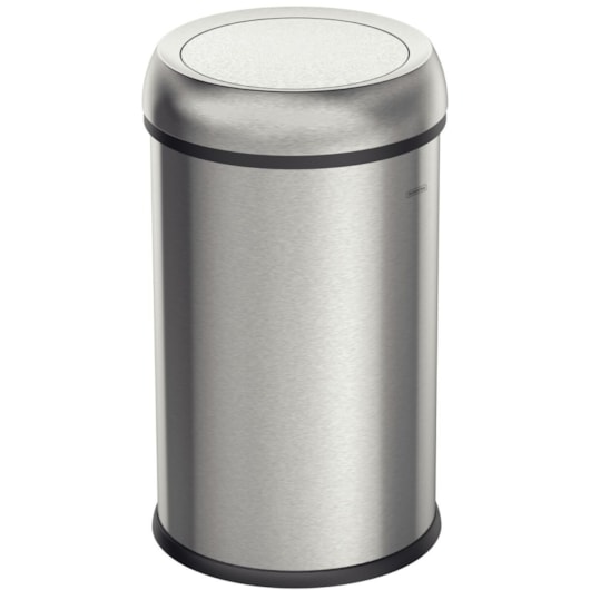 Lixeira Friuli em Aço Inox com Acabamento Escovado e Tampa Basculante Tramontina 65L - Imagem principal - 45c7c365-2618-4b6b-bb39-906d7f27b84a