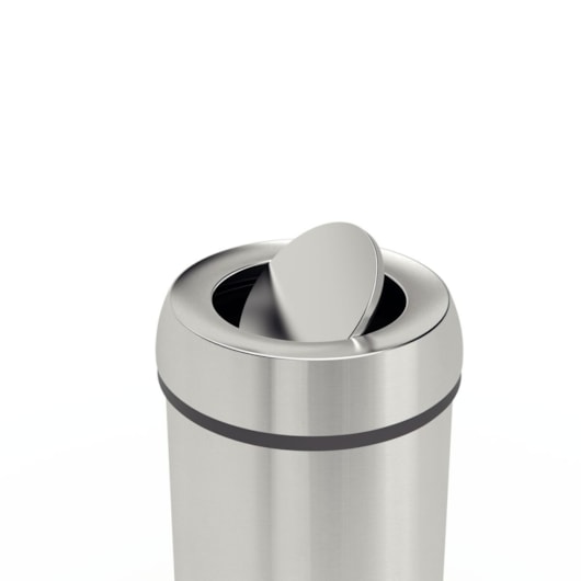 Lixeira Friuli em Aço Inox com Acabamento Escovado e Tampa Basculante Tramontina 65L - Imagem principal - 7c9766fe-8ee0-440d-bffb-82d7865b518a