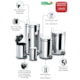 Lixeira Inox Com Pedal e Balde 20 Litros Brinox - 899ebe97-a3f3-48b9-90ed-9bd7a9298704