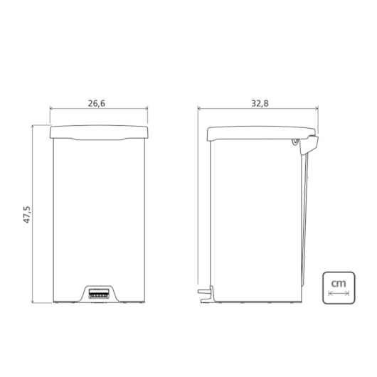 Lixeira Inox com Pedal New com Acabamento Polido 20 L Tramontina - Imagem principal - 5dd97ac6-cd09-4c60-b433-c141a5b367a3