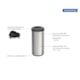Lixeira Inox Piemonte 40 L com Acabamento Scotch Brite e Tampa Basculante Preta em Polipropileno Tramontina - 8b6b2161-7c9d-47d8-a76c-e7cc708d5ce3