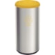 Lixeira Inox Piemonte com Acabamento Scotch Brite e Tampa Basculante Amarela em Polipropileno 40 L Tramontina - 8627750c-6fec-4d0f-8470-3e122751dfe6