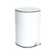 Lixeira Multiuso Redonda Com Pedal Branca 5 Litros Ghelplus - 6042b8cd-a888-48ef-ba77-9985c5dc0478