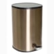 Lixeira Multiuso Redonda Com Pedal Champagne 5 Litros Ghelplus - 63d43e9d-27f8-46e9-a65b-10f4d93813c9