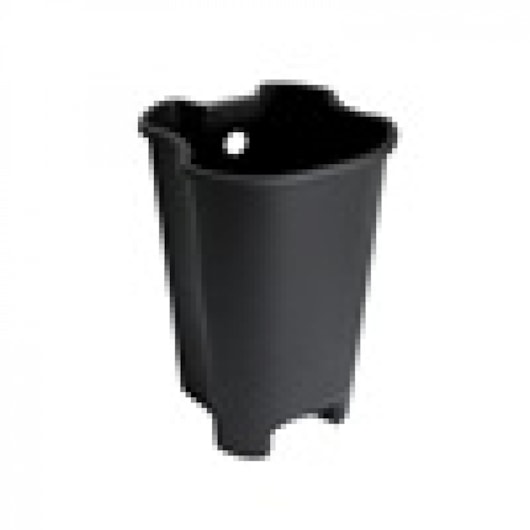 Lixeira Multiuso Redonda Com Pedal Preta 5 Litros Ghelplus - Imagem principal - 44d2f888-8329-4351-9a57-5588044280f2