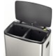 Lixeira Octos em Aço Inox com 02 Baldes Removíveis e Pedal Tramontina 15L + 15L - ba6a8dfe-cecb-4f67-bdc0-6413e964e519