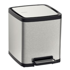 Lixeira Octos em Aço Inox com Balde Removível e Pedal 10 L Tramontina