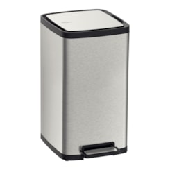 Lixeira Octos em Aço Inox com Balde Removível e Pedal 15 L Tramontina