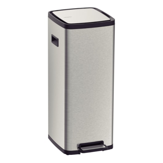 Lixeira Octos em Aço Inox com Balde Removível e Pedal Tramontina 20L  - Imagem principal - e3416e94-b688-46fe-a1d5-a22431c30137