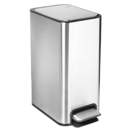 Lixeira Piso DocolFlat Em Aço Inoxidável Docol 10L - Imagem principal - 51fd2993-b9e8-4baa-ba4d-0080f0523be7