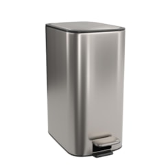 Lixeira Quadrada Com Pedal Inox Deca 11,5l