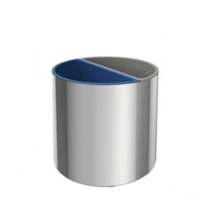 Lixeira Ravena Em Aço Inox Tramontina  4l+4l