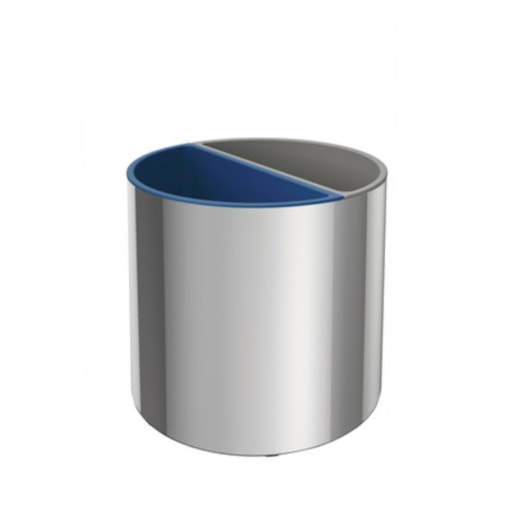 Lixeira Ravena Em Aço Inox Tramontina  4l+4l - Imagem principal - 9157390e-870c-4fb4-9524-8c26e1addb7a
