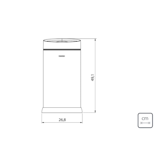 Lixeira Smart Automática com Sensor em Aço Inox com Acabamento Scotch Brite 12 L Tramontina - Imagem principal - 8db971dd-a719-44c6-b12e-55dfcaf5c870