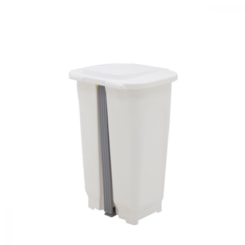 Lixeira Tramontina T-Force Em Polipropileno Branco Tramontina 50L