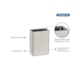 Lixeira Wall 30 L em Aço Inox Tramontina - e77eb41c-3d9a-45e2-b3ba-c6a75d712b4d