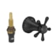 Loes Acabamento para Registro de Pressão 1/2 3/4 com Mecanismo 1/2 Volta Pérola Black Matte Deca - a999fe17-a149-4839-8187-fd33ac1eaf12