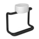 Loes Barra De Apoio Com Porta Objetos Black Matte Deca 24cm - ac538205-220d-4a87-b5cd-cddbdad13131