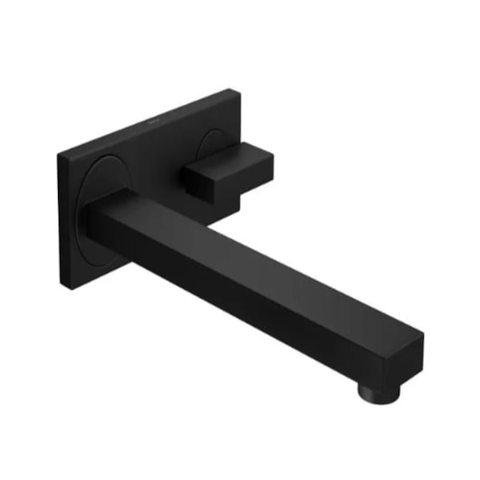 Loes Bica Para Banheira De Parede Dream Black Matte Deca | ABC da ...