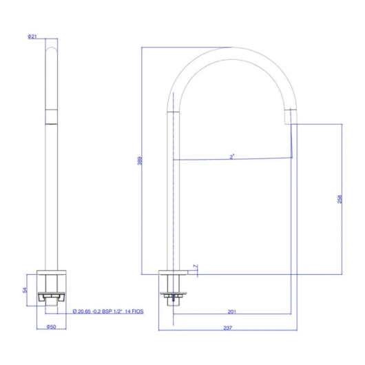 Loes Bica Para Lavatório De Mesa Redonda G You Inox Deca - Imagem principal - b90ea091-2d3a-444f-8801-9406dcaf3c8c
