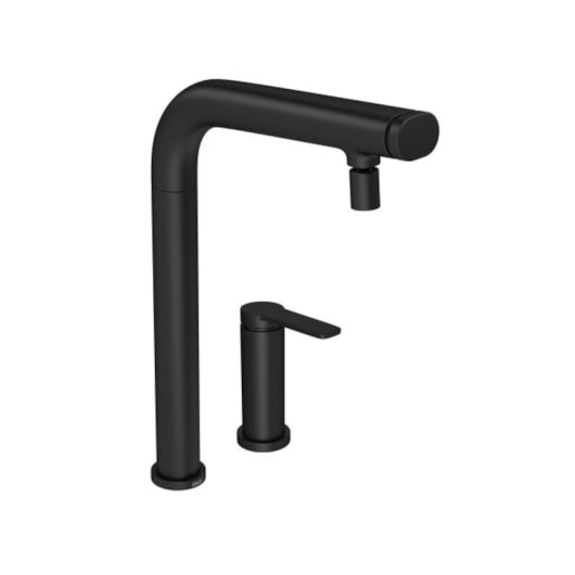 Loes Bica Para Monocomando De Cozinha De Mesa You Click Black Matte Deca - Imagem principal - 84b7674f-4daa-4451-a225-ac3f10ae8a45