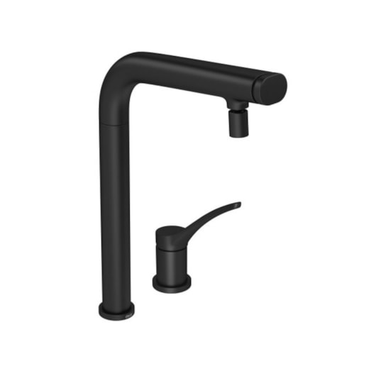 Loes Bica Para Monocomando De Cozinha De Mesa You Click Black Matte ...