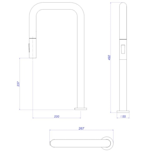 Loes Bica Para Monocomando de Mesa para Cozinha You Inox Deca - Imagem principal - 37b298dc-29c6-42c4-898a-747f00787e6f