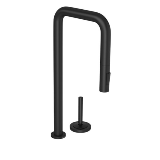 Loes Bica Reta Para Monocomando de Mesa para Cozinha You Black Matte Deca - Imagem principal - 717f007f-324b-4ecd-94d2-80496a628e54