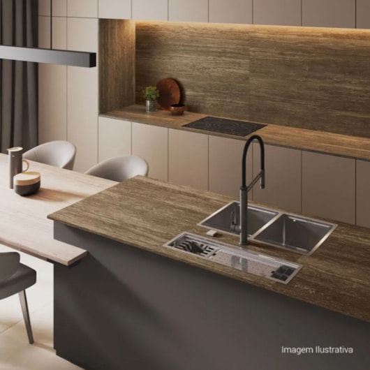 Loes Calha Organizadora De Cozinha Inox Deca 75x20cm - Imagem principal - c94e93b7-f636-45ab-9840-6a7beb49c9e5