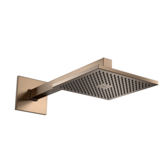 Loes Chuveiro De Parede Quadrado Com Tubo Corten Matte Deca - Imagem principal - 3d76f7c5-12a0-4be7-be02-1868391e7f21