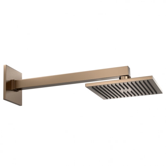 Loes Chuveiro De Parede Quadrado Com Tubo Corten Matte Deca - Imagem principal - d51076ef-9b75-4b64-b2da-2f36c892f000