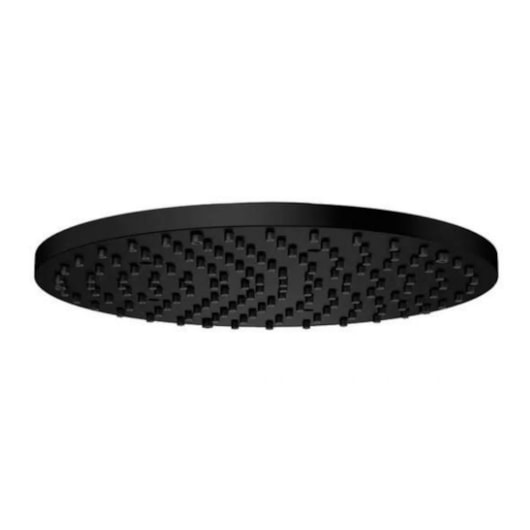 Loes Chuveiro De Teto Redondo Acquamax Sem Tubo Black Matte Deca | ABC ...