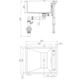 Loes Cuba De Cozinha Inox Supra Com Válvula Deca 52,8X44cm - a23c0941-a9ba-4b1b-b621-b594f2f6303f