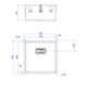 Loes Cuba De Cozinha Inox  Wish Com Válvula Deca 44x44x20cm - 3d3cb18f-5b95-4a31-854e-a543b560ed49