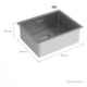 Loes Cuba De Cozinha Inox Wish Com Válvula Deca 54x44x20cm - 94d837c0-7e93-4252-bb2a-ed32e06b85ea